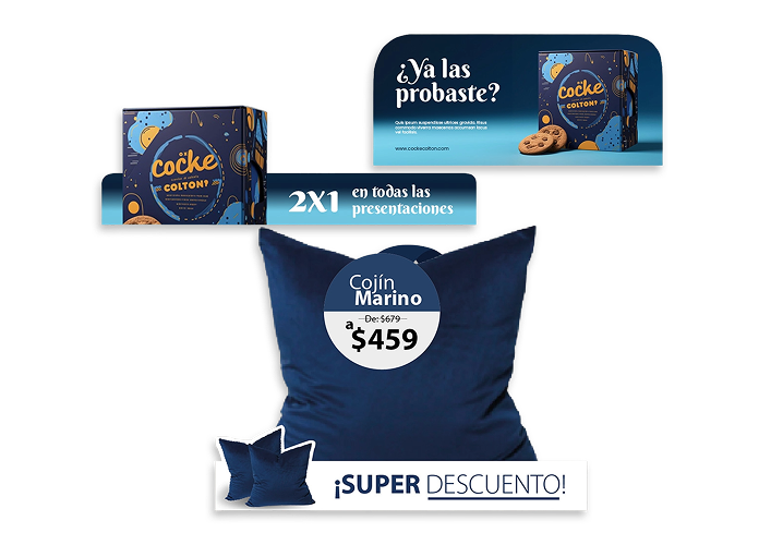 Cenefas y copetes para anaquel
